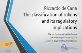The classification of tokens and its regulatory implications
