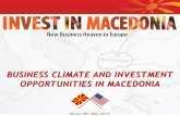 BUSINESS CLIMATE AND INVESTMENT OPPORTUNITIES IN …