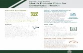 North Dakota Plan for Behavioral Health: Project Dashboard
