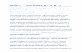Reflection and Reflective Writing - Clinical Educator