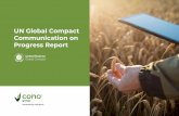 UN Global Compact Communication on Progress Report
