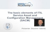 The basic elements of ITIL Service Asset and Configuration ...