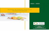 2021 - 2022 Nutrition & Dietetic Technician Student Handbook