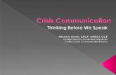 Stages of Crisis Communication Truths Plan