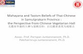 Mahayana and Taoism Beliefs of Thai-Chinese in ...