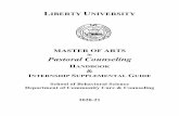 MAPC Handbook and Internship Guide - Liberty University