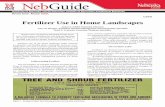 G1941 Fertilizer Use in Home Landscapes