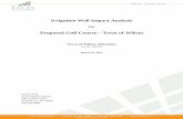 Irrigation Well Impact Analysis - Wisconsin DNR