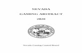 NEVADA GAMING ABSTRACT 2020