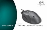 User’s guide Gaming Mouse G500 - Logitech