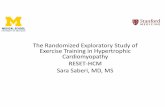 The Randomized Exploratory Study of Exercise ... - ACC