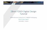 28nm FDSOI Digital Design Tutorial