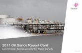 2011 Oil Sands Report Card - equinor.com
