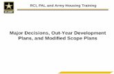 Plans, and Modified Scope Plans - United States Army