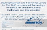 Starting Materials and Functional Layers for The 2005 ...