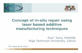 Concept of in situ repair using laser based additive FCC