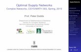 Optimal Supply Networks - UVM