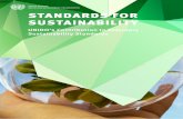 STANDARDS FOR SUSTAINABILITY