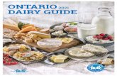 ONTARIO 2021 DAIRY GUIDE - Dairy Farmers of Ontario