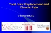 Total Joint Replacement and Chronic Pain