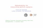 Metastability for interacting particle systems