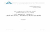 Refrigerated Vehicles Qualification Guidelines for Suppliers