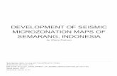 SEMARANG, INDONESIA MICROZONATION MAPS OF …