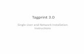 Network Install Instructions Tagprint Pro 3 end user.ppt