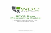 uPVC Door Measure Guide - WDC Doors Direct