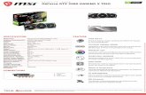 MSI GeForce RTX 2080 GAMING X TRIO Datasheet