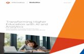 Transforming Higher Education with AI and Analytics