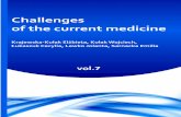 Challenges of the current Volume VII