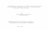 COMPARATIVE ECONOMICS OF FARM LEVEL ORGANIC AND ...