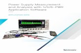 Power Supply Measurement and Analysis with 4/5/6-PWR ...
