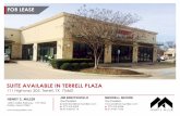 SUITE AVAILABLE IN TERRELL PLAZA