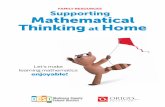 FAMILY RESOURCES Supporting Mathematical Thinking at Home