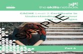 CACHE Level 2 Certificate in Understanding Behaviour that ...