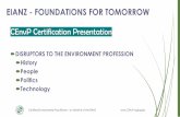 CEnvP Certification Presentation - EIANZ