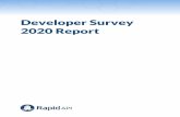 Developer Survey 2020 Report - RapidAPI
