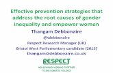 Effective prevention strategies that address the root ...