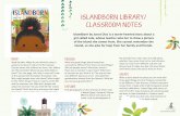 ISLANDBORN LIBRARY/ CLASSROOM NOTES