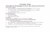 CHEM 109 Student Engagement & Assessment
