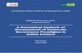A Conceptual Analysis of Development of Corporate ...