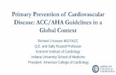 Primary Prevention of Cardiovascular Disease: ACC/AHA ...