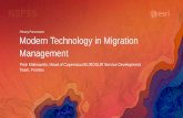 Plenary Presentation Modern Technology in Migration Management
