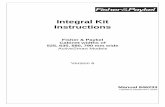 814980 Integral Kit instructions - Fisher & Paykel