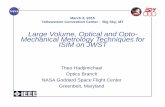 Large Volume, Optical and Opto- Mechanical Metrology ...
