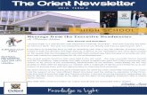 The Orient Newsletter