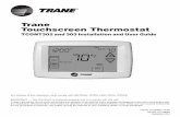 Trane Touchscreen Thermostat - Airstar Supply
