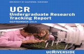 UNDERGRADUATE RESEARCH TRACKING REPORT